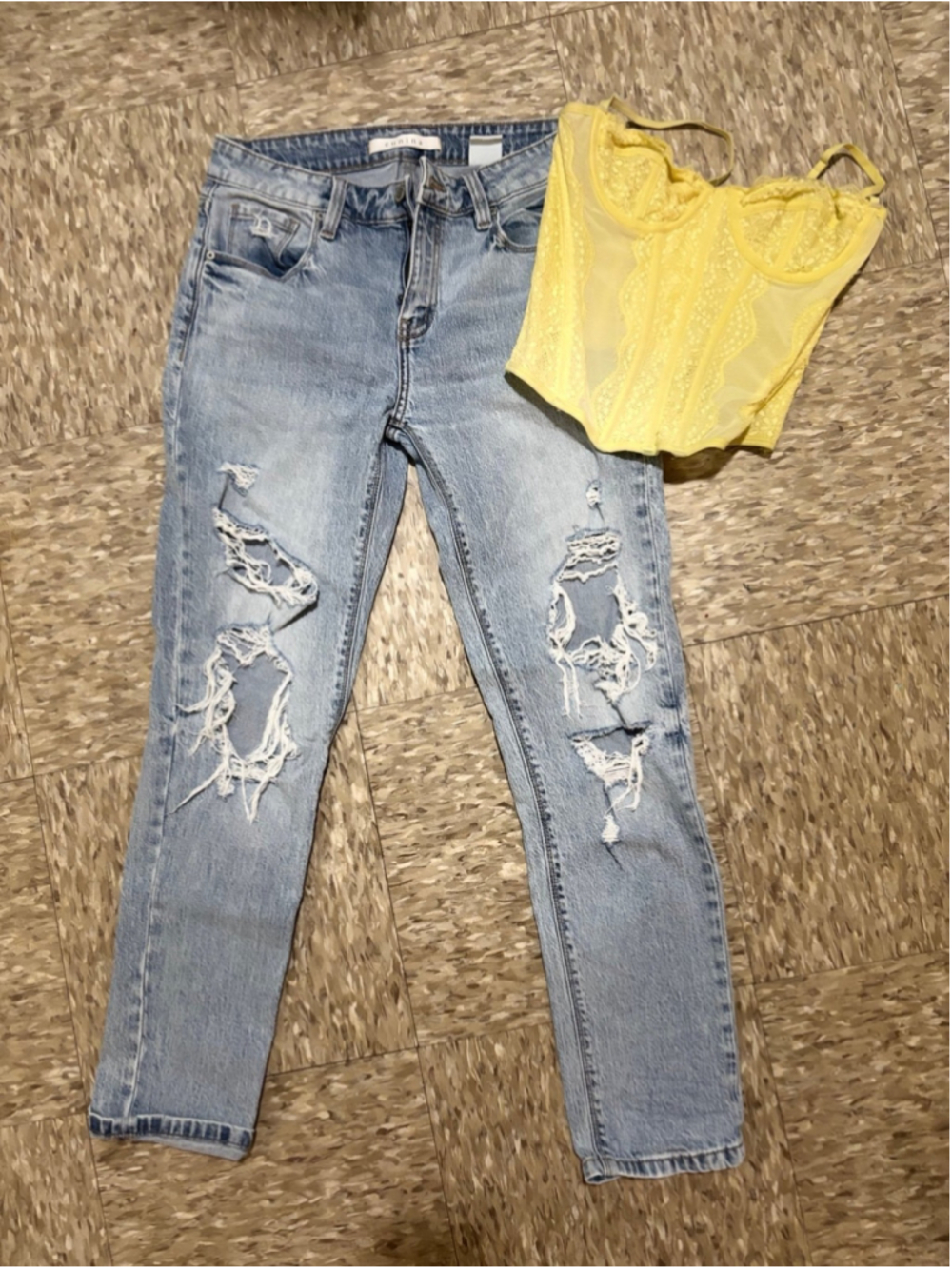 jeans & corset